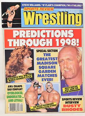 #ad Sports Review Wrestling Magazine September 1988 VF Hulk Hogan WWF WWE $6.60