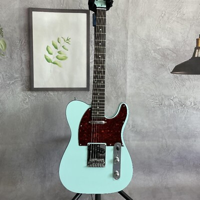 #ad Daphne Blue TL Electric Guitar SS Pickups String Thru Body Mahogany Body $275.00