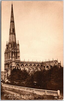 #ad Mary Redcliffe Church Bristol From South West Bristol England Postcard $8.97