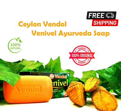 Soap Ayurveda Herbal Natural Beauty Venivel Skin Pure sri Ceylon Vendol Body $10.99