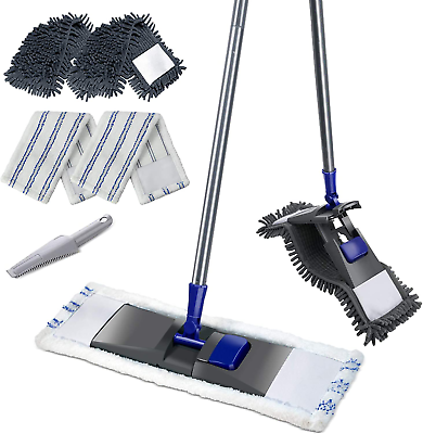 #ad Professional Microfiber Mop Flat Mop for Floor Cleaning Wet amp; Dry Sweeper Dus $50.74