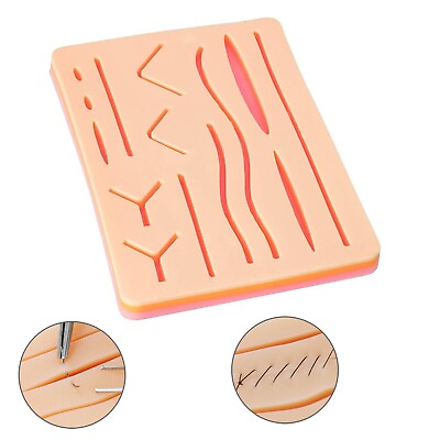 #ad Medical Student Suture Practice Pad 3 Layers for Fake Skin Fat amp; Muscle DS 1356 $10.15