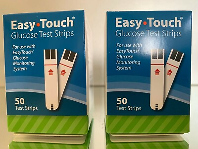 #ad Easy Touch Blood Glucose Test Strips 100 Ct. EXP 09 2025 . Free Shipping $22.00