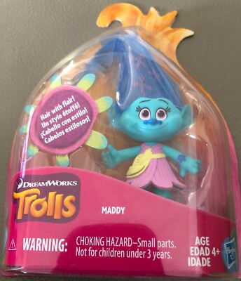 Trolls DreamWorks Maddy Collectible Figure with Printed Hair $9.99