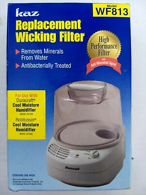 Kaz Extended Life Humidifier REPLACEMENT Filter: MODEL WF813 Open Box $6.99