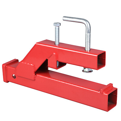 18quot; L x 2 1 2quot; W x 7quot; H Clamp On Trailer Hitch Versatile Compatibility Red USA $44.15