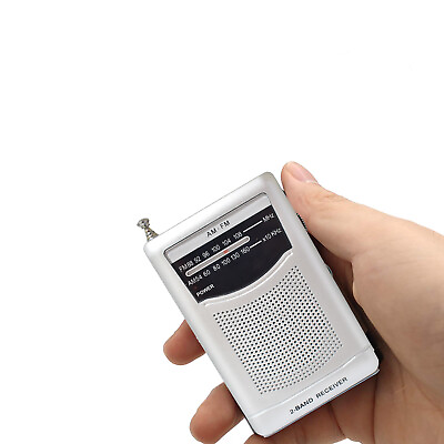 AM FM Mini Radio Battery Operated Radio Portable Pocket Radio *Fast Shipping* $13.95