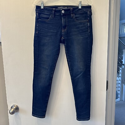 #ad NICE American Eagle Outfitters Size 4 Short 360 Super Stretch Jeans Super Soft $20.00