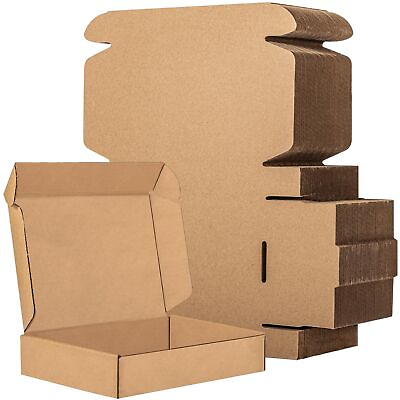 #ad Shipping Boxes50 Pack Brown Corrugated Cardboard BoxesSmall Shipping Boxes... $28.83
