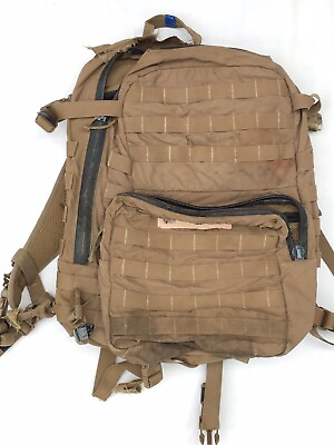 #ad USMC FILBE ASSAULT PACK USGI 3 DAY SYSTEM COYOTE Bugout CIF Turn in FAIR DAMAGE $16.99