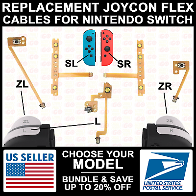 #ad SL SR L ZL ZR Button Flex Cable Replacement Ribbon For Nintendo Switch Joy Con $3.99