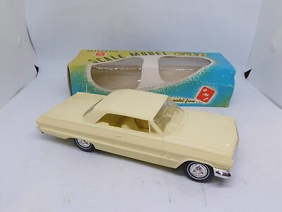 #ad AMT 1963 Chevy Impala SS Hardtop Friction Dealer Promo 1:25 Car ORIGIONAL YELLOW $197.99