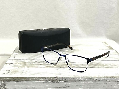 #ad Spy Optics Bernie Mens Rectangular Eyeglass Frames Blue Tortoise 52▯17 140 $35.00