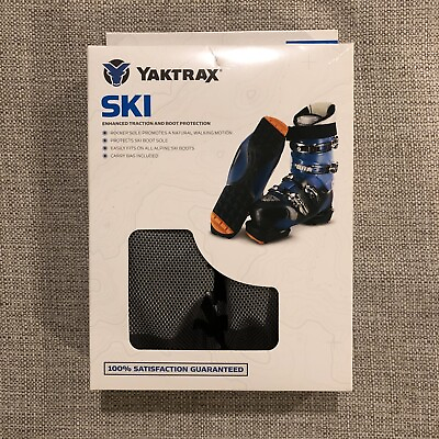 #ad YAKTRAX SKI Enhanced Traction and Boot Protection Size L Men’s 12 13.5 $19.99