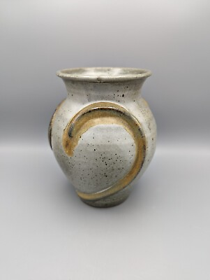 #ad ✨ Vintage SIMON Studio Art Pottery Vase Abstract MCM $63.54