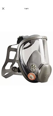 *BUNDLE* 3M Full Facepiece Respirator 6000 Series Reusable Medium w Cartridge $89.95
