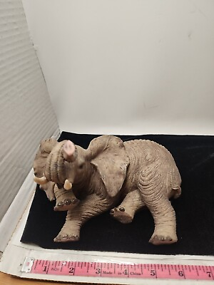 #ad Uniquely Crafted Safari Elephant Figurine 6quot; $10.14