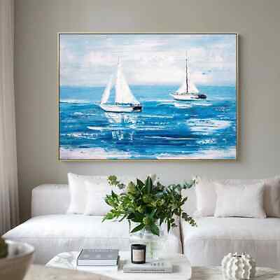 #ad Sailing Boat Posters and Prints Canvas Painting Canvas Wall Art Canvas Art Mural $14.99