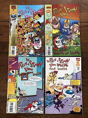 #ad The Ren amp; Stimpy Show Lot Of 4 History Of Sport’sFour Swerks Comic Book 95’ 96 $25.00