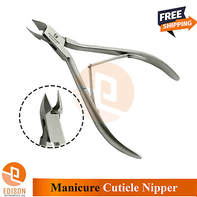 #ad Manicure Cuticle Nipper Trimmer Nail Clipper Finger Toenail Care Scissors $9.84