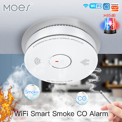 #ad #ad Tuya Smart WiFi Carbon Monoxide Smoke Detector CO Gas Sensor Alarm Wireless APP $47.69
