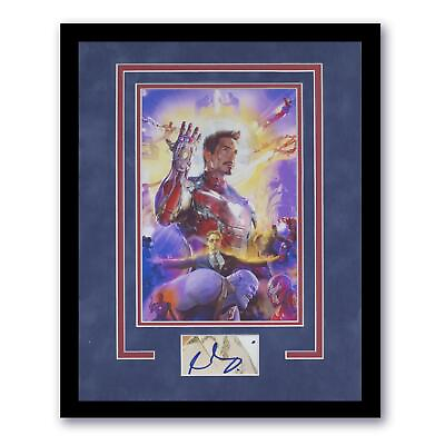 #ad Robert Downey Jr. quot;Iron Manquot; AUTOGRAPH Signed #x27;Avengers#x27; Framed 11x14 Display $1250.00
