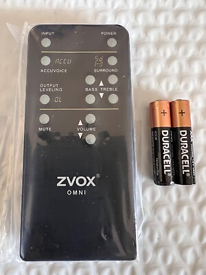 #ad ZVOX OMNI Remote Control for ZVOX Speakers w 4 Digit Display Genuine Brand New $39.95