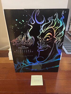 #ad Hades Midnight Masquerade Disney Designer Collection Limited Ed Figurine NIB C $475.00