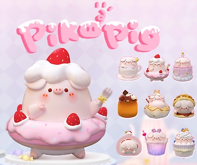 #ad Piko Pig x Dessert Series One Blind Box Full Set of 9 HOT！ $143.11