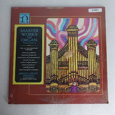 #ad NEW Jorgen Ernst Hansen Master Works For Organ Vol 5 w Shrink LP Vinyl Record A $15.82