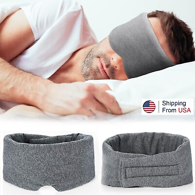 #ad Cotton Eye Mask Handmade Blindfold Travel Adjustable Sleeping Mask Women Men USA $11.59
