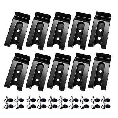 #ad 10pcs Metal Belt Clip Buckle Spring Hook Belt Clip with 10 Pairs Rivets for P... $20.62