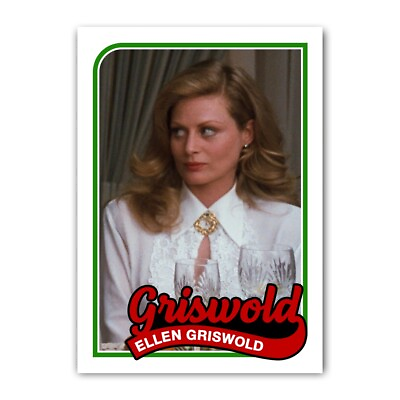 #ad Ellen Griswold Christmas Vacation 1989 Style Trading Card Reprint Chevy Chase $6.99