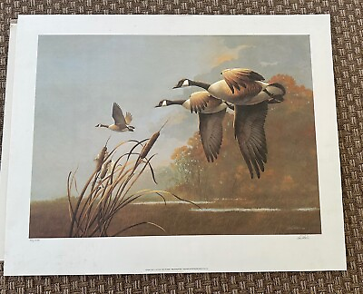 #ad Les Didier Autumn Flight limited edition print. Sign numbered 421 600 $50.00