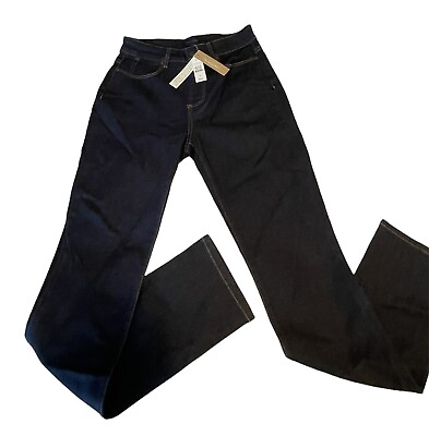 #ad NWT Talbots Women’s Slimming Extra Stretch Indigo Wash Jeans Size 4 Inseam 32” $22.00
