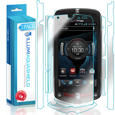 #ad 2x iLLumi AquaShield Screen Back Protector for Casio G#x27;zOne Commando 4G LTE $19.16
