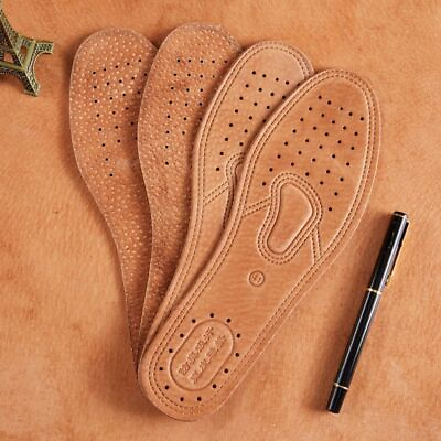 #ad Ultra Thin Breathable Absorb Sweat Insole Pads Leather Insole Inner Soles $9.12