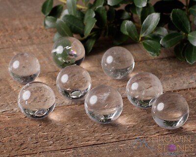 #ad CLEAR QUARTZ Crystal Ball Sphere Divination Unique Gift Home Decor E0617 $8.50