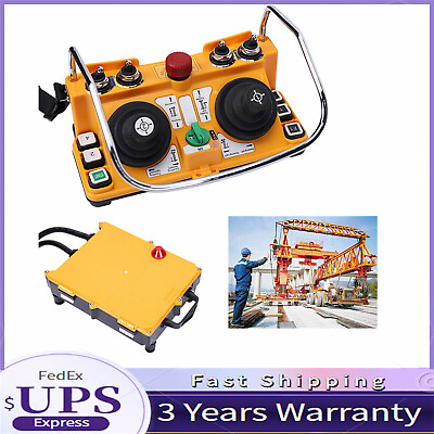 #ad F24 60 Transmitter Receiver Industria Remote Control Wireless Joystick Crane USA $332.50