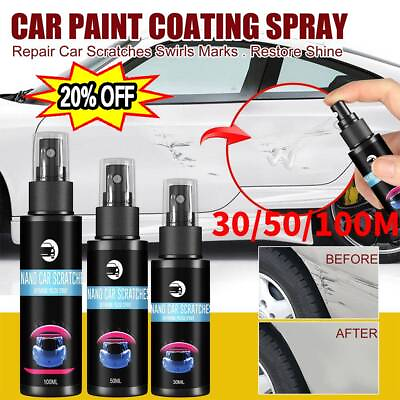 #ad Car Nano Scratch Removal Spray Quick Repair Scratches Polishing Coating NE $2.48