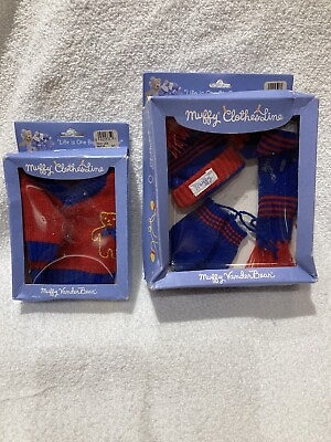 #ad The Muffy Clothesline Collection Retired 1998 NEW IN BOXES Winter Outerwear ￼￼ $28.00