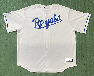 #ad Vintage Kansas City Royals #13 Salvador Perez Jersey Size 2XL CoolBase $69.99
