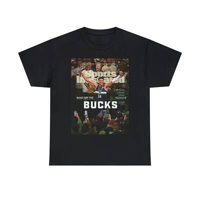 #ad Giannis Antetokounmpo Milwaukee Bucks Sports Illustrated Cover Tee Shirt $25.99