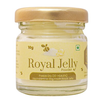 #ad Royal Jelly Powder Freeze Dry 10 HDA:6% 1g Per Serving $28.50