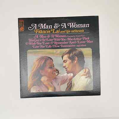 Francis Lai And His Orchestra A Man amp; A Woman Vinyl LP Record 1969 $32.00