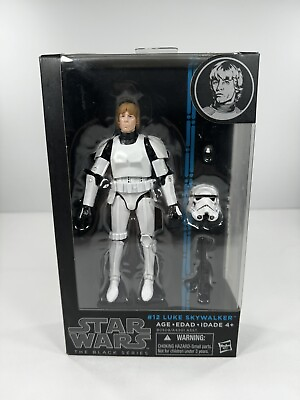 Star Wars Black Series LUKE SKYWALKER Stormtrooper #12 Blue Line Hasbro $29.99