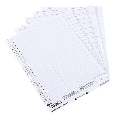 #ad Rexel Printable Inserts for Rexel Suspension File Crystal Tabs White Crystalfi $11.05