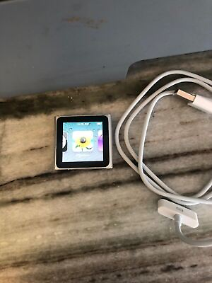 #ad Apple iPod nano 6th Gen Silver 16 GB NEW BATTERY. NEW SCREEN $89.76