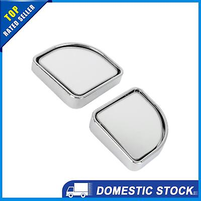 Universal Car Blind Spot Mirrors Rearview Fan Shaped Convex Wide Angle Pack of 2 $12.99