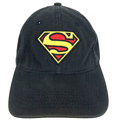 Superman Hat Gold Symbol Logo Man Of Steel DC Comic Hero Movie Baseball Dad Cap $19.70